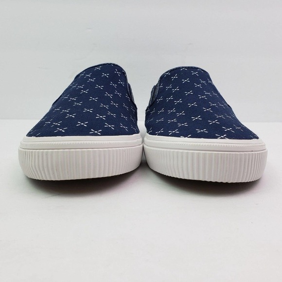 Toms Baja Mens Size 9 Navy Bandana Blue Slip On Casual Loafer Shoes main image 5
